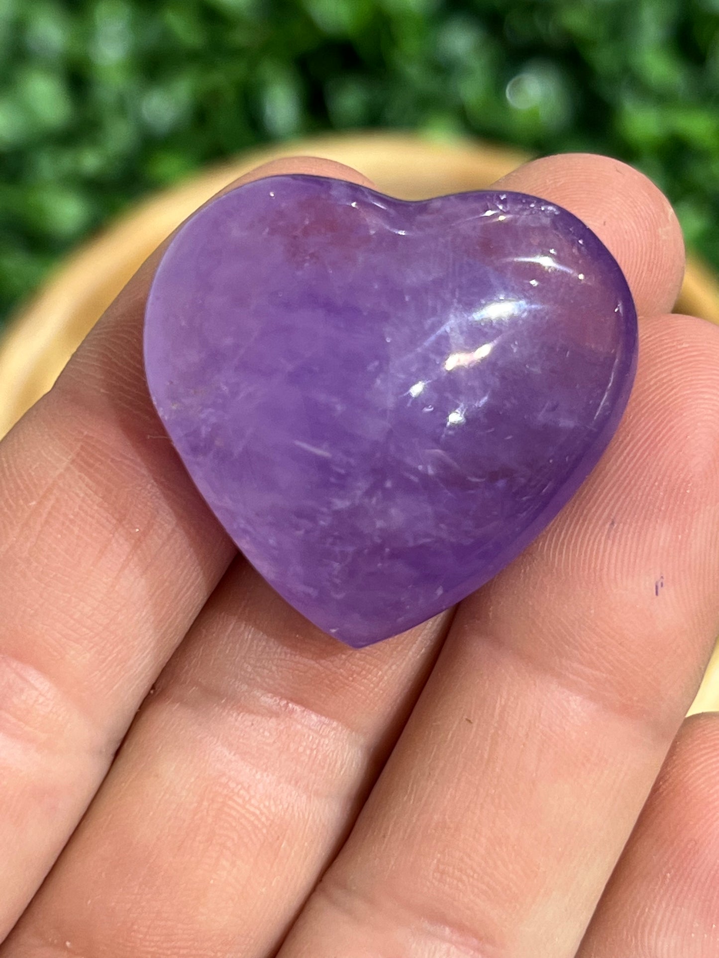 Amethyst Quartz Heart’s Small