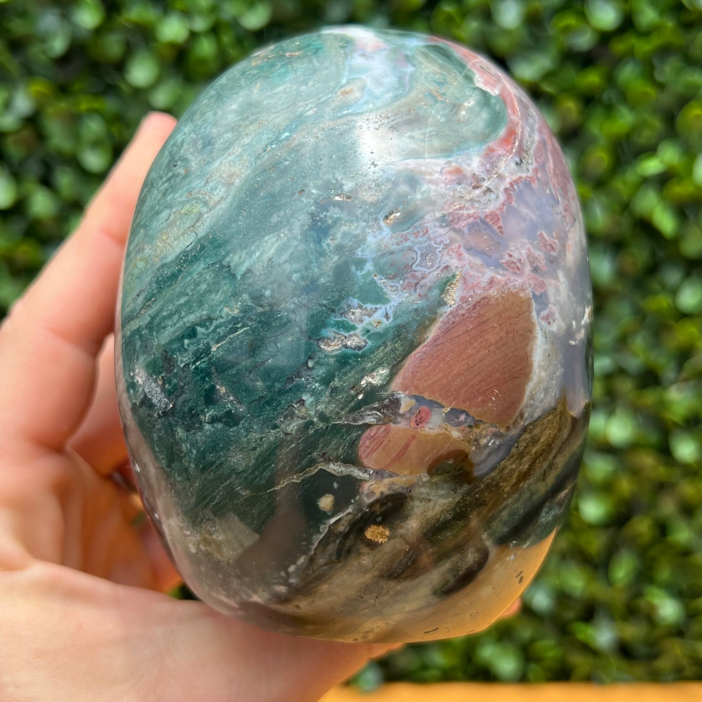 Ocean Jasper Skull