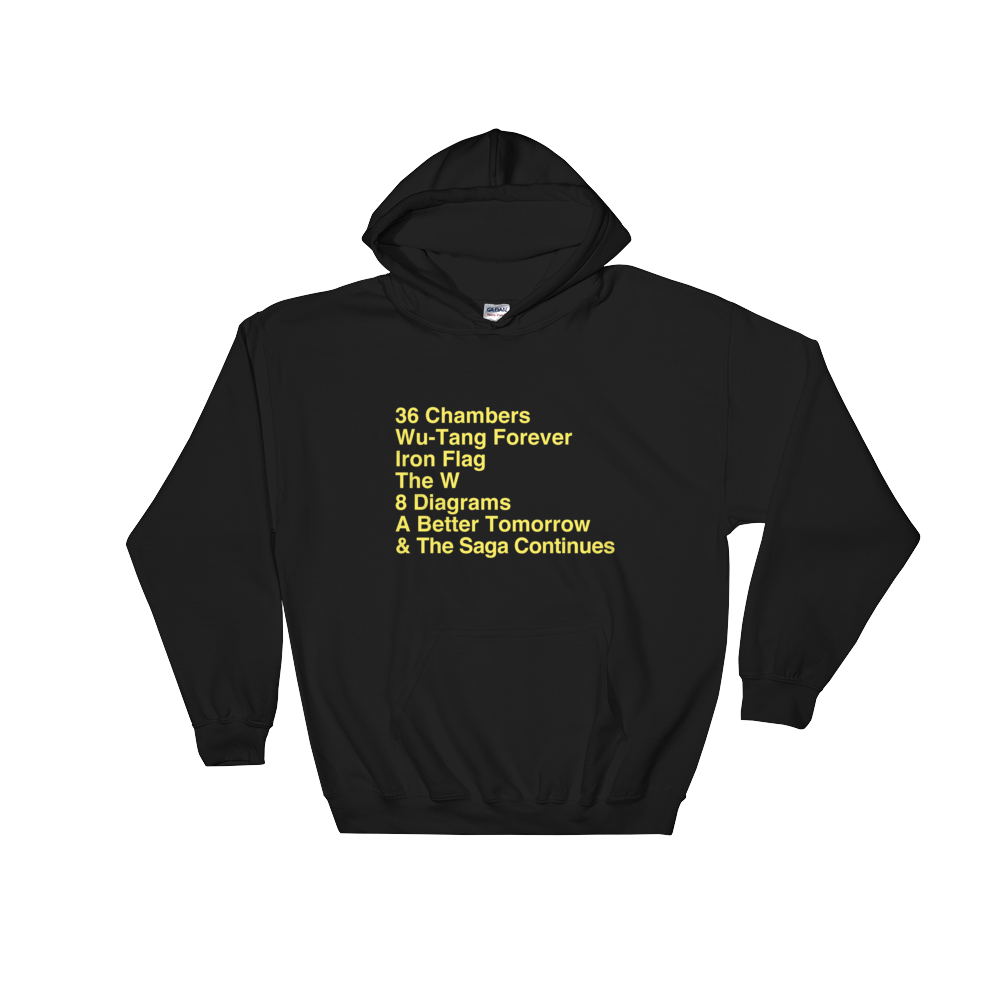 wu tang 36 chambers hoodie