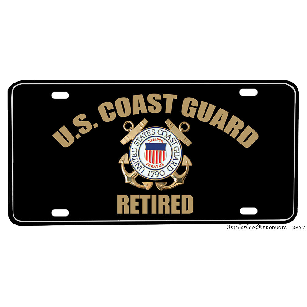 United States Coast Guard Shield Fleece Panel New Retired Pattern 