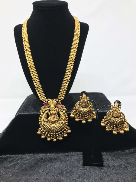 Antique Gold Long Sets - Indian Jewelry 