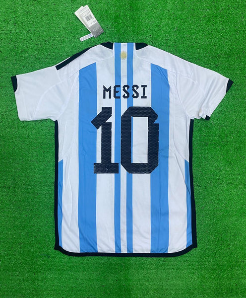 Lionel Messi Argentina National Team Fanatics Authentic Autographed 2022-23  Home Jersey