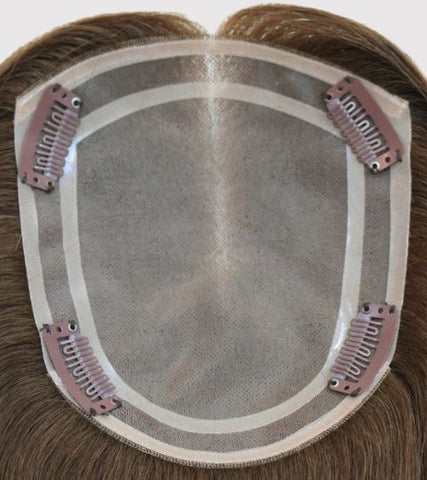 human hair topper for top of head