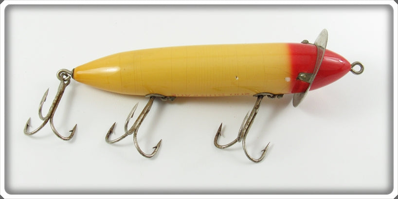 Vintage Heddon Red Head White 200 Surface Lure In Box 200RH For