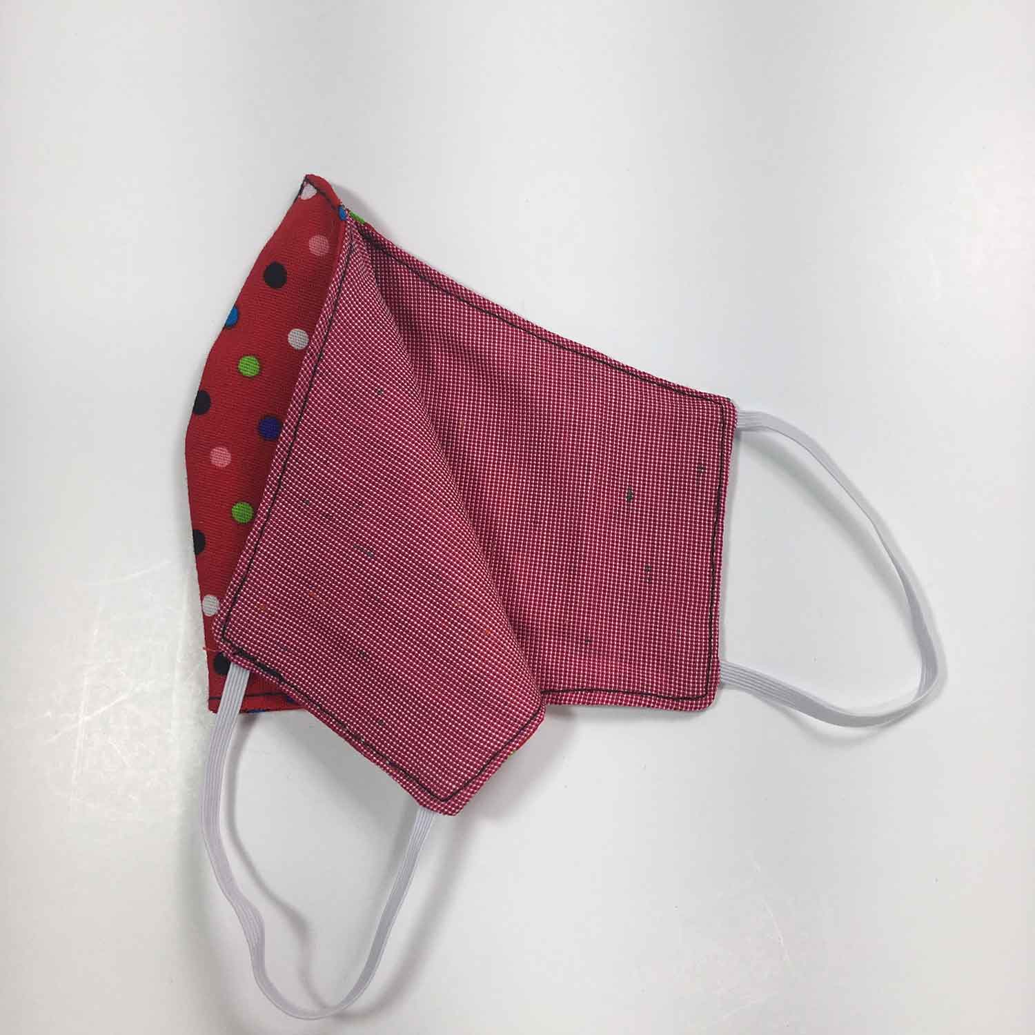 Handmade SMALL KIDS Cotton Face Masks - Reversible 3D - K156