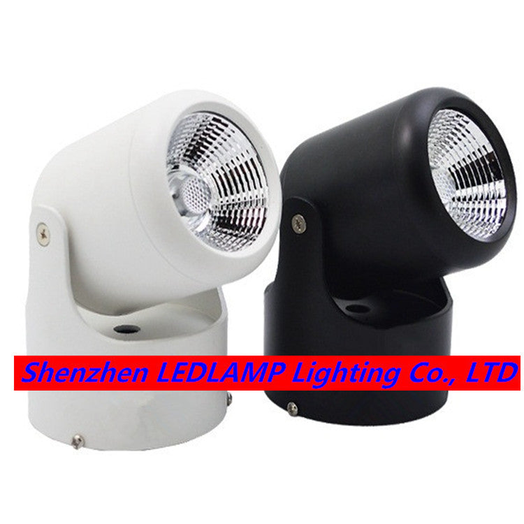 Cob Led Down Lights Surface Mounted Ceiling Spot Light 360 Degree Rotation