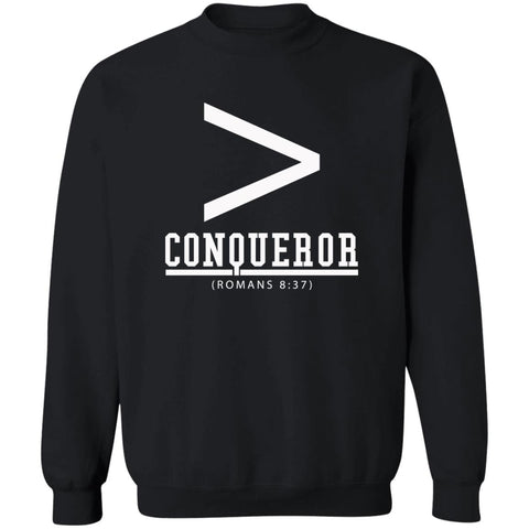 More Than a Conqueror Black (White) Sweatshirt