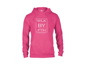 Walk By Faith (Heliconia) Fleece Hoodie