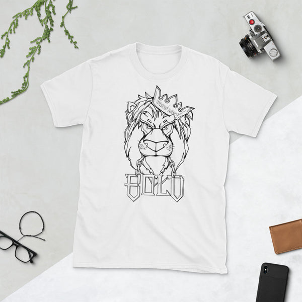 Bold Lion T-Shirt (Black Print)