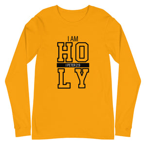 I AM Holy (Gold-Long Sleeve Tee)