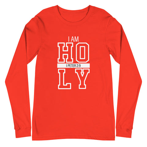 I AM Holy (Poppy-Long Sleeve Tee)