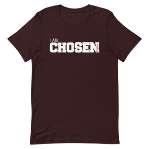 I AM Chosen (Oxford Black/ White Short-Sleeve T-Shirt)