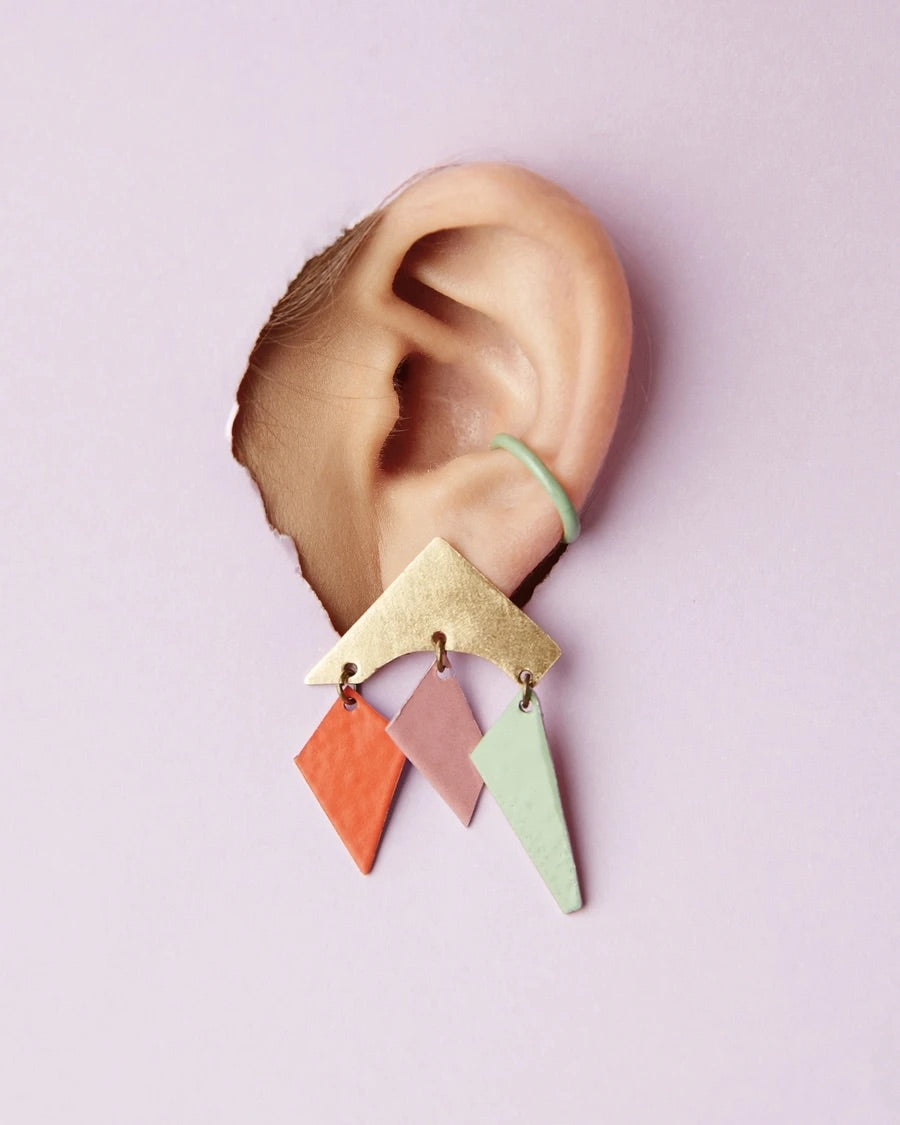 Pastel Ethnic Earrings