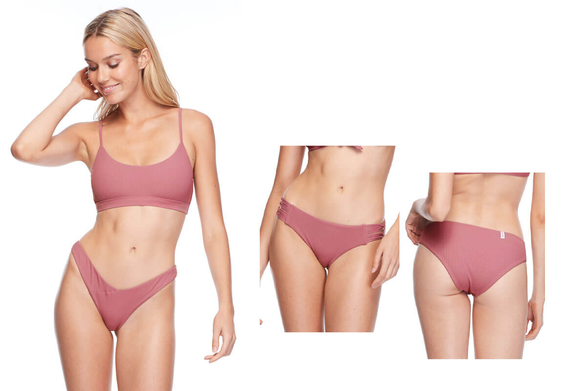 Body Glove Aro Top and Ruby Bottoms in Rosewood