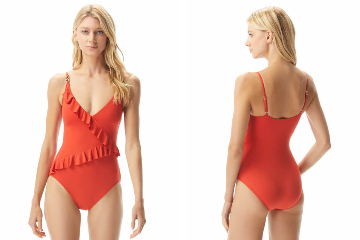 Michael Kors Ruffle One Piece