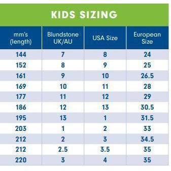 Blundstone Size Guide - Boot Sizes for Women, Men, Kids & Youth Boots