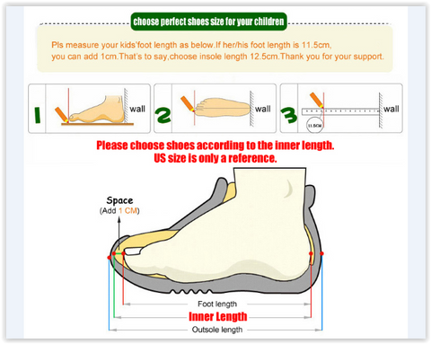 raf raf shoes measurement