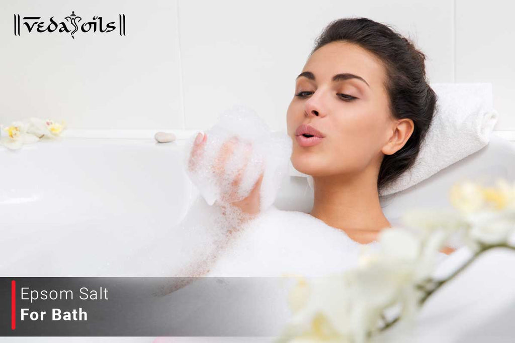 How To Use Epsom Salt For Bath Benefits Of Epsom Salt For Bath Vedaoils