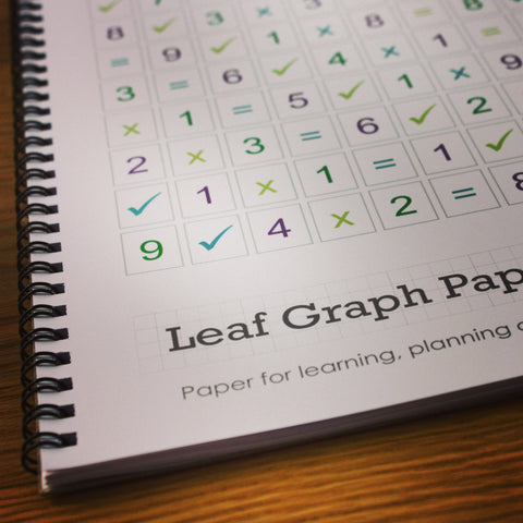 Leaf Graph Paper - Times Table Workbook