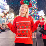 Disney Inspired Ugly Christmas Long Sleeve Sweater 