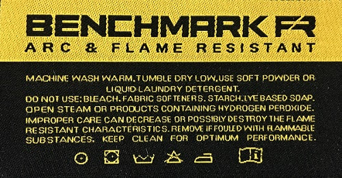 benchmark fr care label