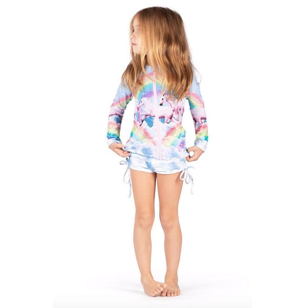 girls rash suit