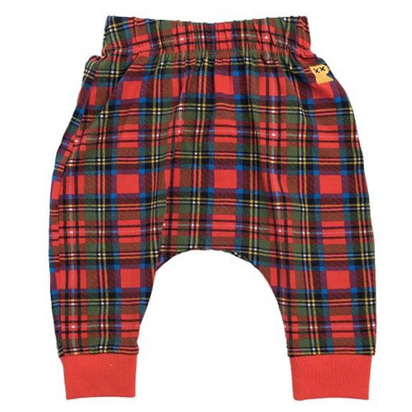 baby boy tartan trousers