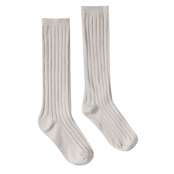 girls grey knee high socks