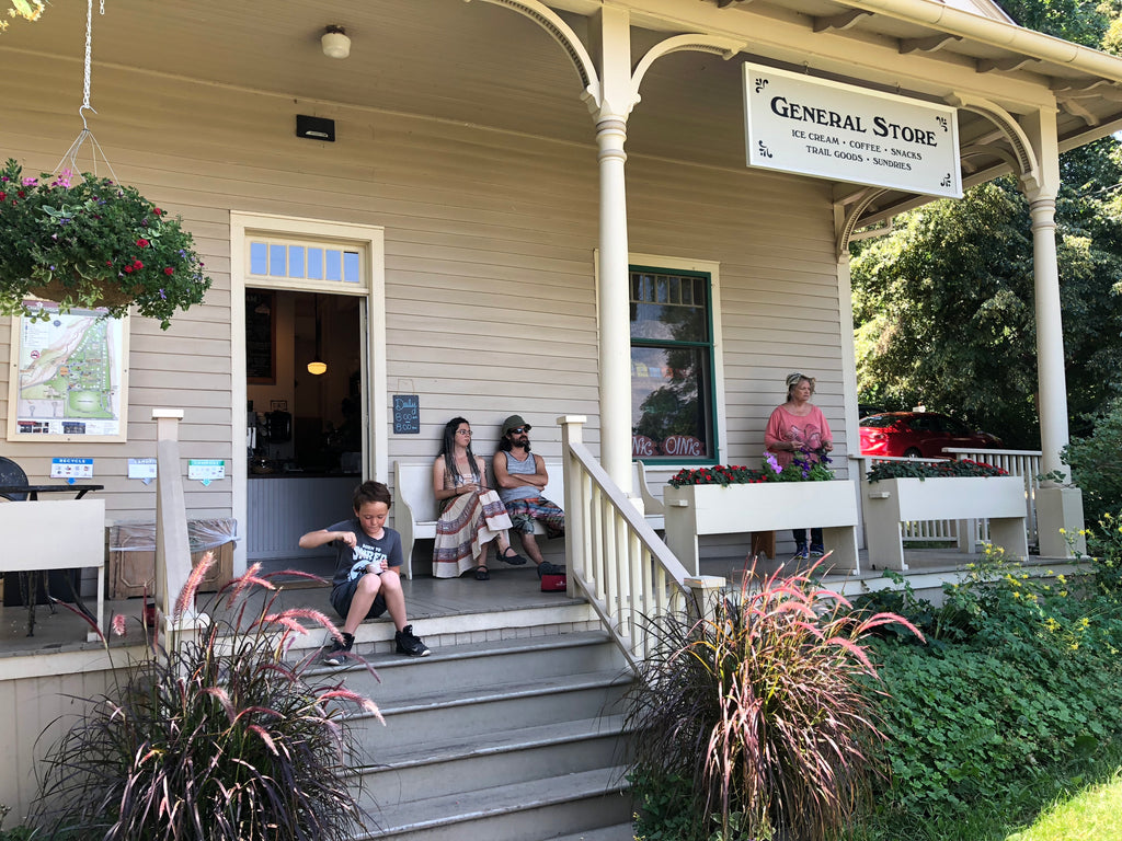 chatauqua park general store homemade ice cream after a hike