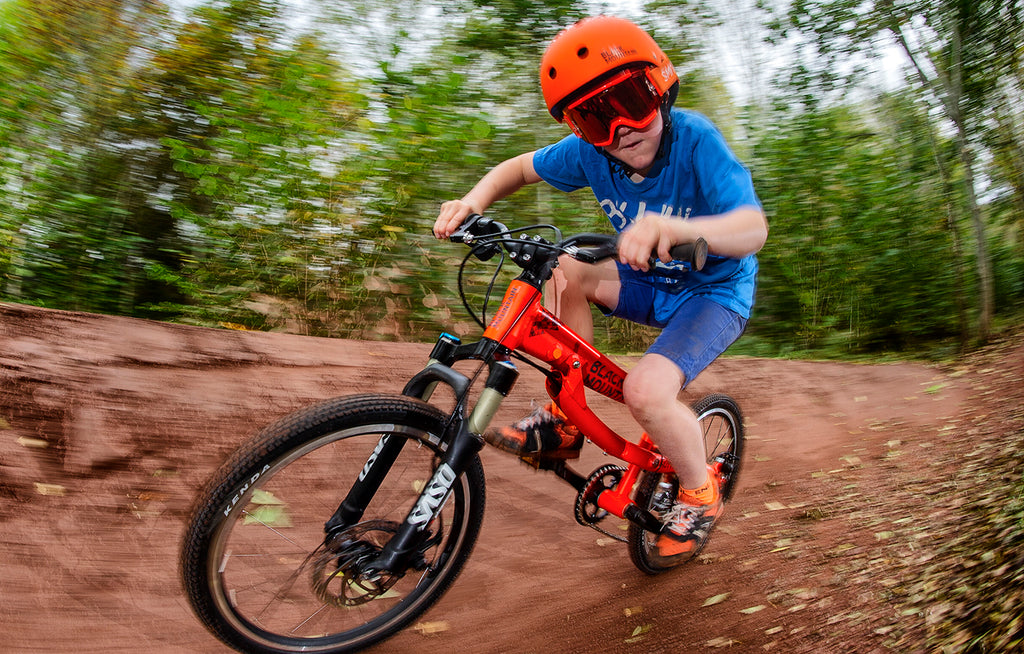 Boy on a 20" bike