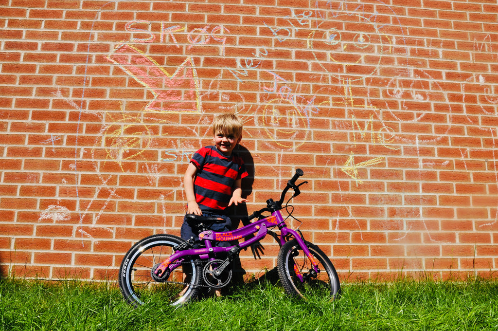 16" purple kids' bike