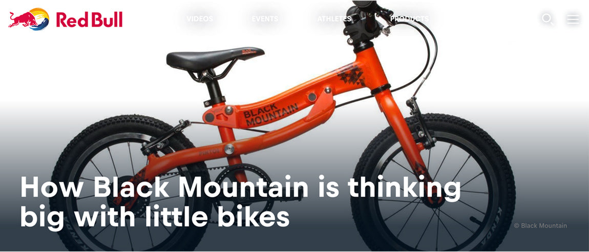 lightweight kids bikes and balance bikes by black mountain on redbull