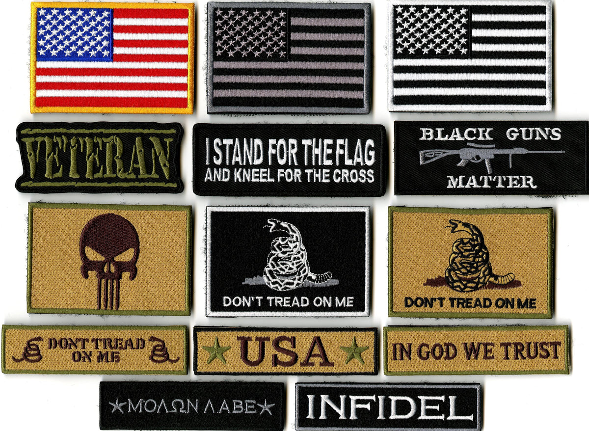 Black Don't Tread On Me Tactical Morale Patch 