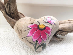 painted rocks flowers happy home decorations