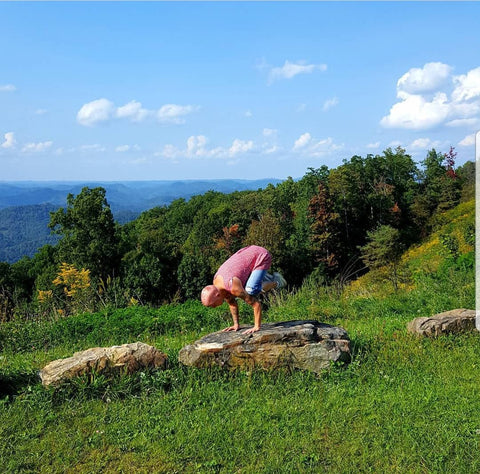 Pamela Campbell yoga exercise Pine Mountain Kentucky USA rock artist