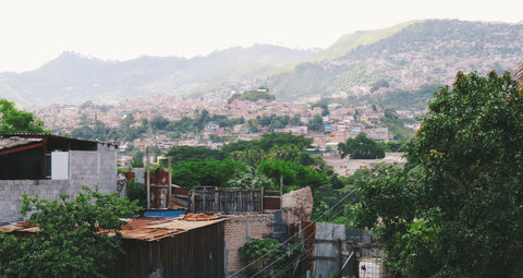 Tegucigalpa, capital of Honduras photo misty day