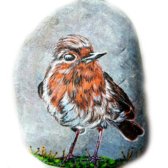 painted rocks flowers bird happy home decorations