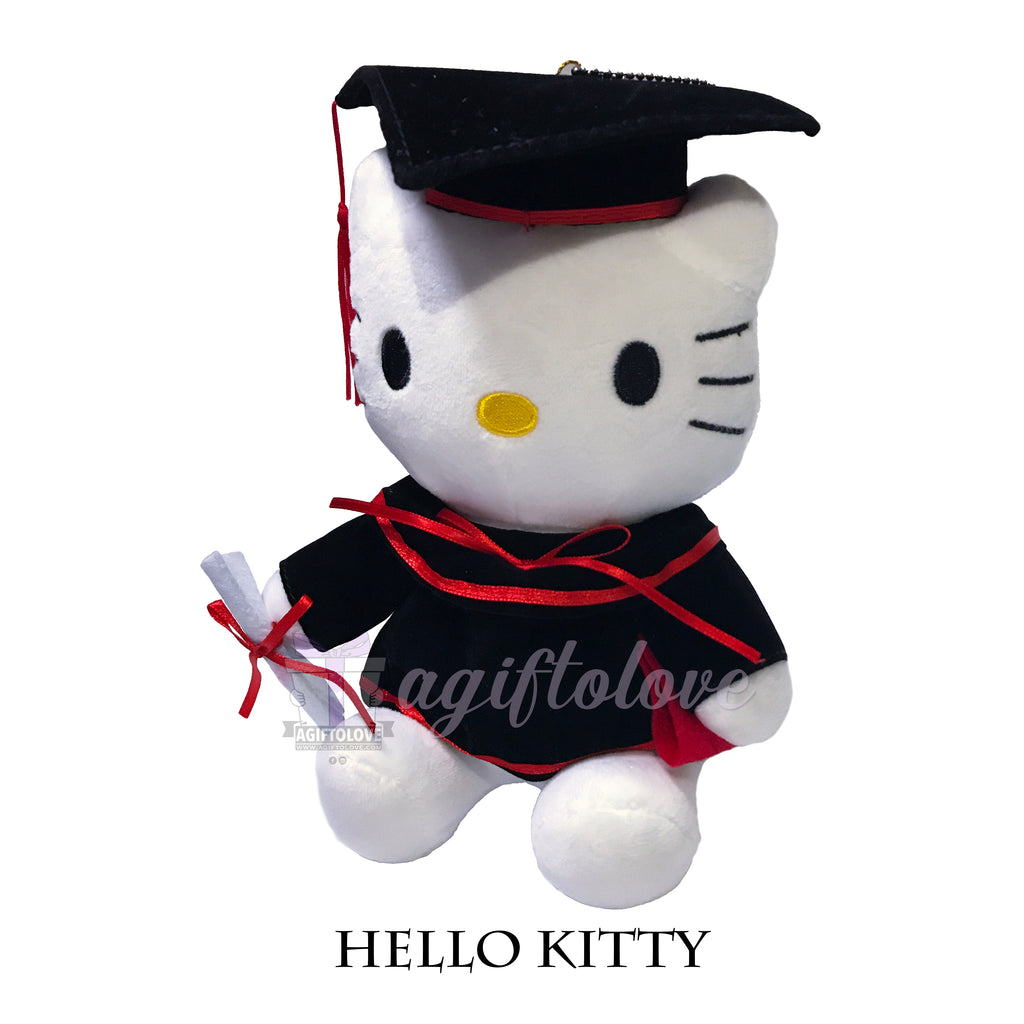 Hello Kitty Graduation Plush agiftolove