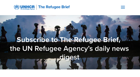 Subscribe to UNHCR daily brief