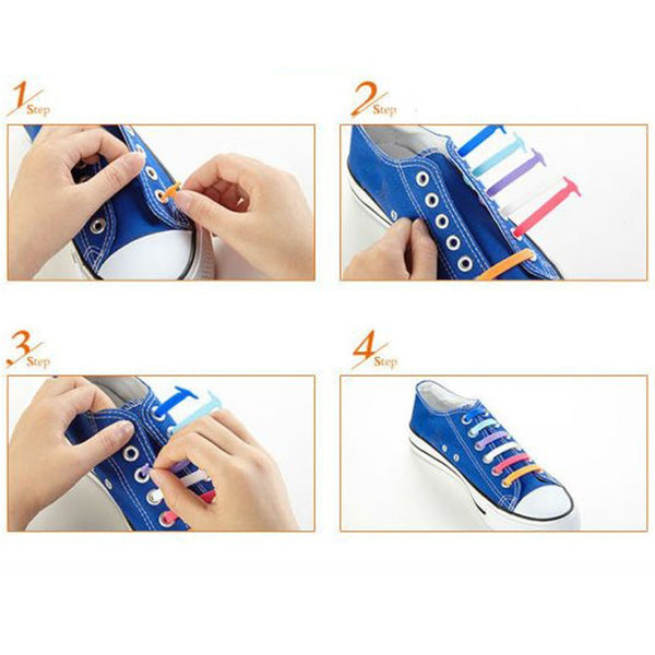 silicone laces instructions
