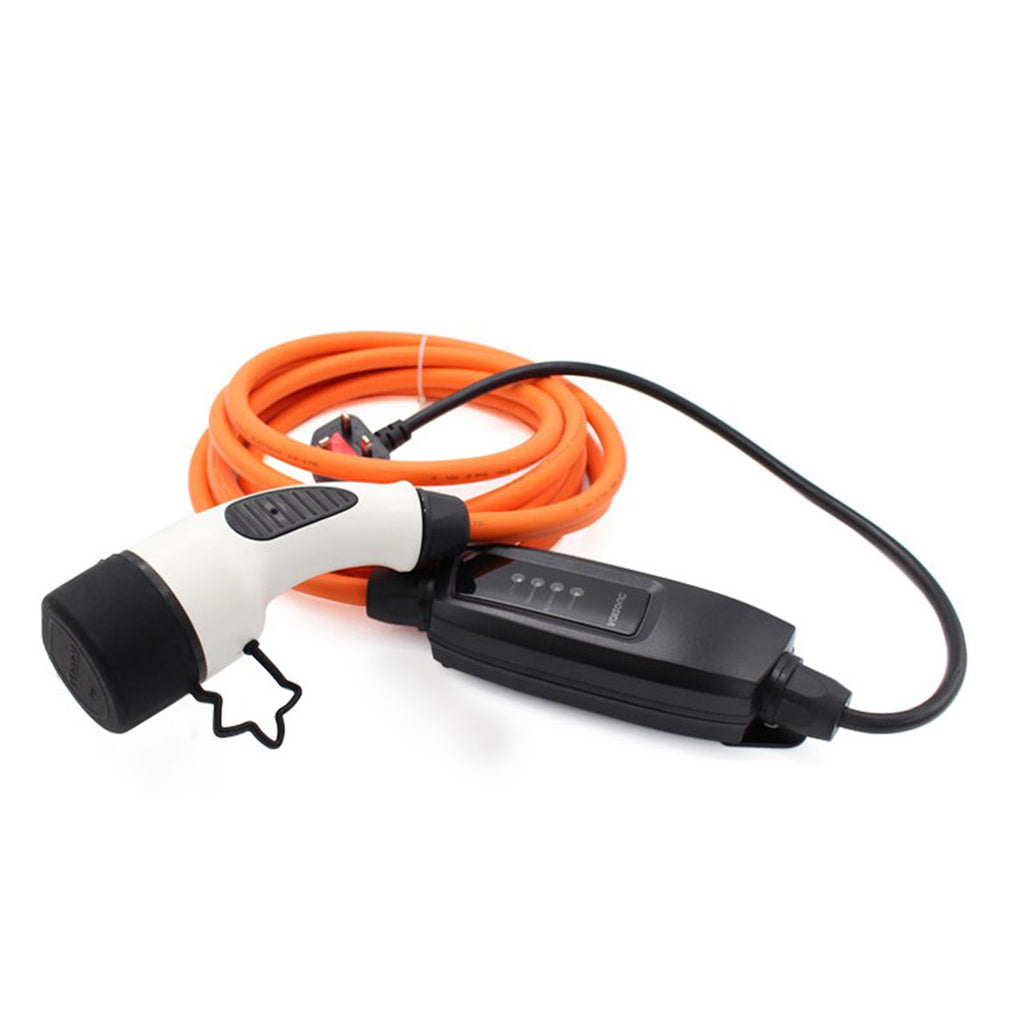 UK 3pin to Type 2 EV / PHEV Charging Cable Duosida Portable Home