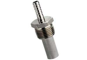 0.5 micron stainless steel diffusion stone 1/2 inch NPT male