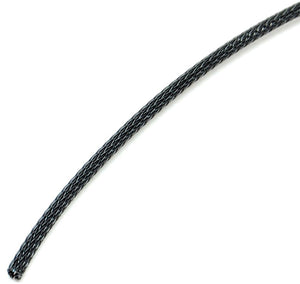 1/8 inch expandable braided sleeving - black colour