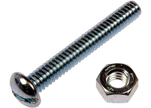 1/8 inch x 1 inch stove bolt with nut