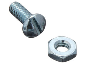 3/16 inch x 1/2 inch stove bolt and nut