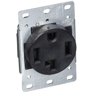 NEMA 14-30R (125/250VAC, 30A) 4 wire dryer receptacle outlet