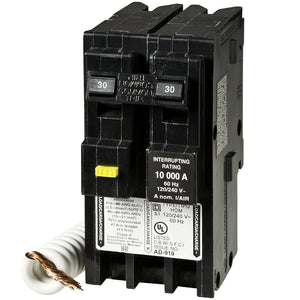 30A double-pole GFCI breaker