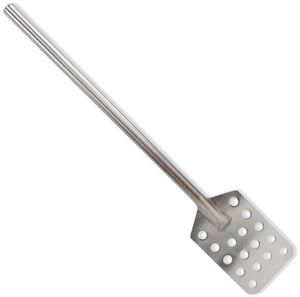 36 inch stainless steel mash paddle with holes