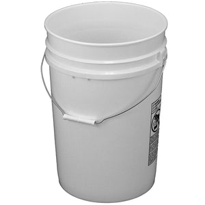 6 gallon 12 inch diameter plastic food grade bucket without lid