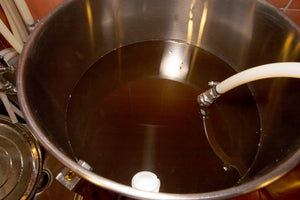 The Boil Kettle is almost at the 14.9 pre-boil volume